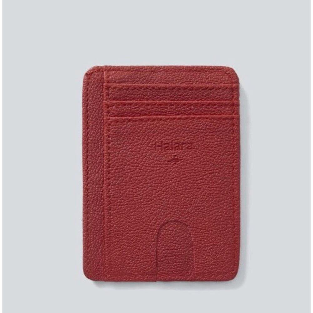 New Halara Card Id Holder Wallet In Red Color